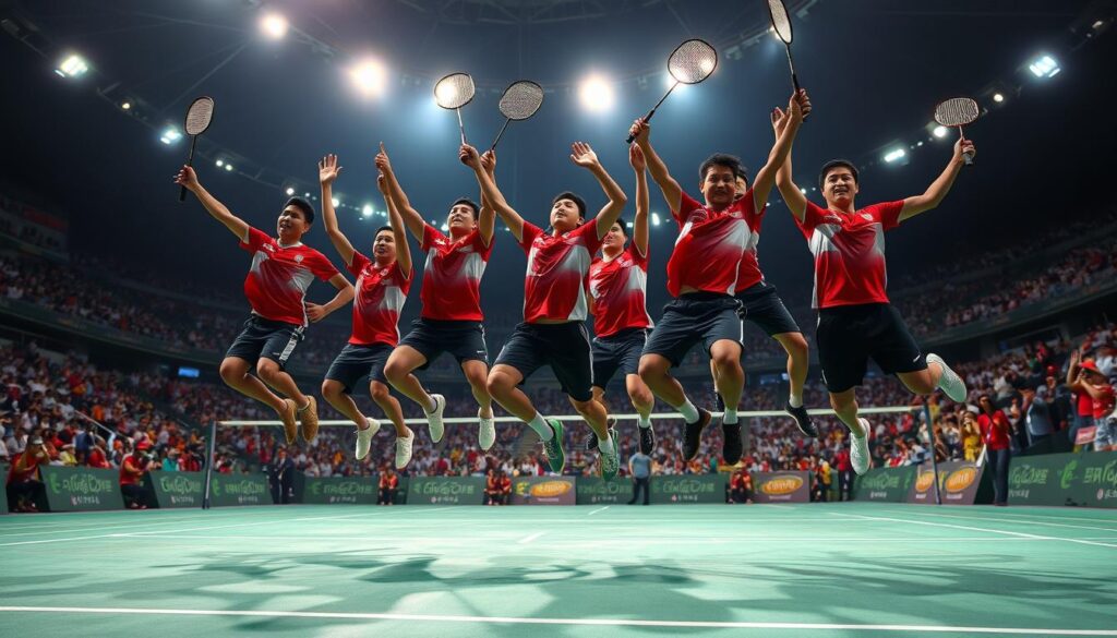 Indonesia Raih Emas di Cabang Bulu Tangkis
