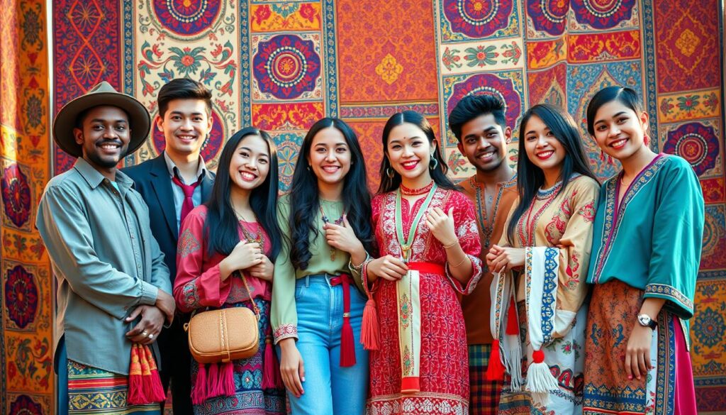 influencer muda memperkenalkan tradisi lokal