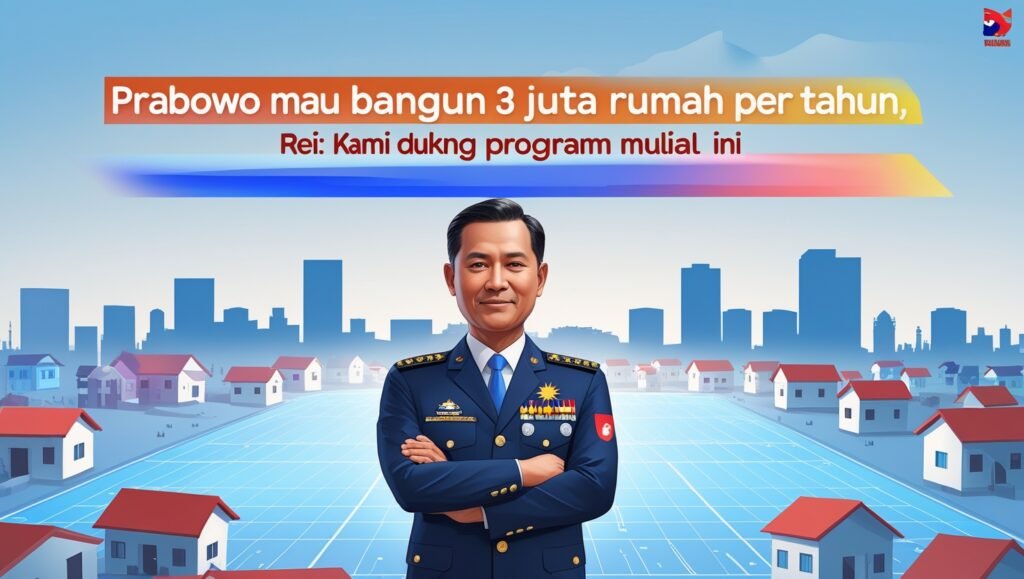 Prabowo Mau Bangun 3 Juta Rumah per Tahun, REI: Kami Dukung Program Mulia Ini