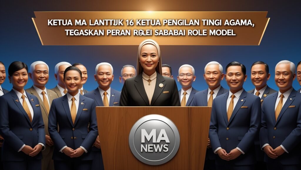 Ketua MA Lantik 16 Ketua Pengadilan Tinggi Agama, Tegaskan Peran sebagai Role Model – MA NEWS