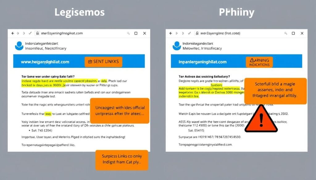 Contoh email phishing yang mengaku dari situs belanja online untuk mencuri data kartu Contoh email phishing yang mengaku dari situs belanja online untuk mencuri data kartu