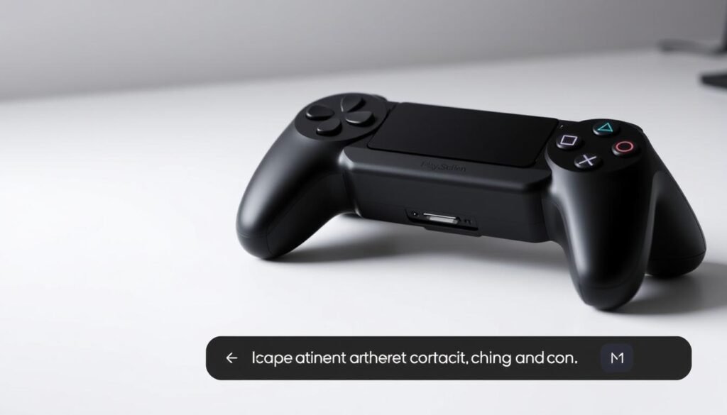 Gambar kontroler game PlayStation DualSense yang kompatibel dengan iPad Pro M1 Gambar kontroler game PlayStation DualSense yang kompatibel dengan iPad Pro M1